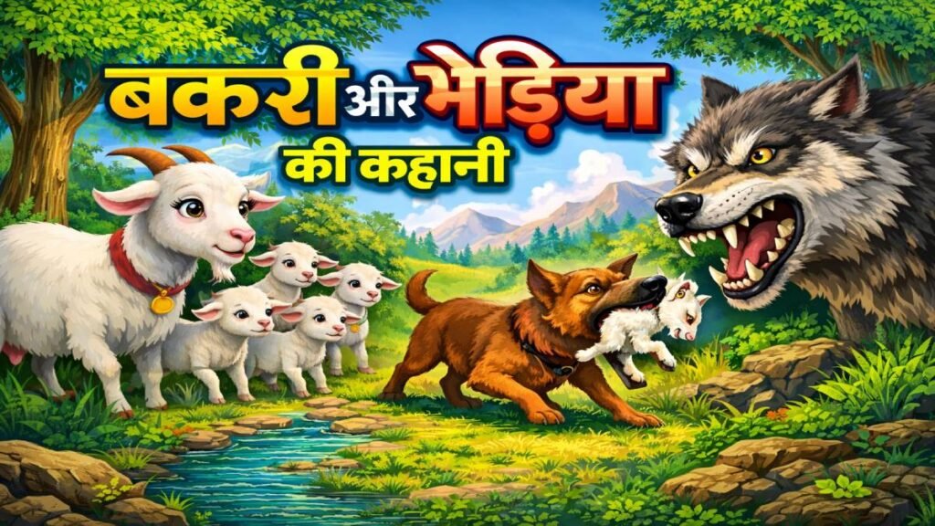 बकरी और भेड़िया की कहानी