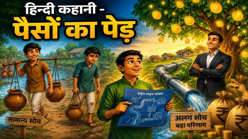 पैसों का पेड़ हिन्दी कहानी – एक सोच ने कैसे बदली जिंदगी